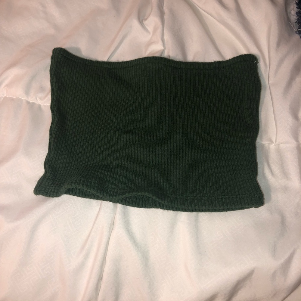 Hunter green tube top